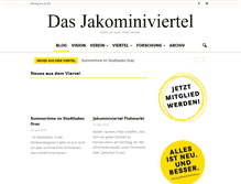 Tablet Screenshot of jakominiviertel.at